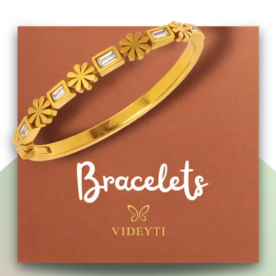 Artificial bangles and bracelets for women in modern and Korean style