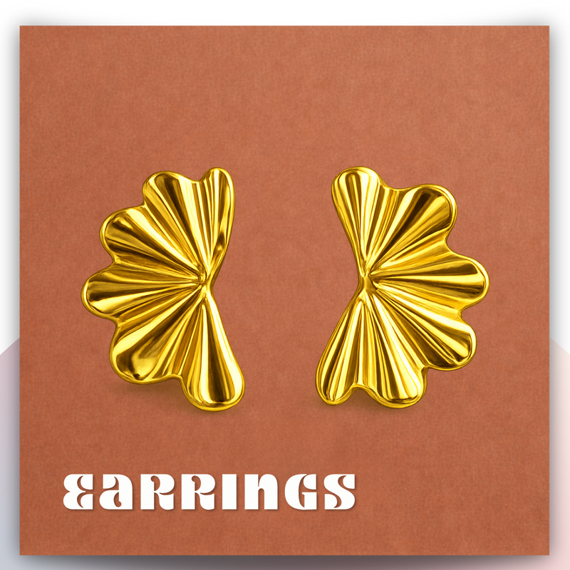 Artificial earrings for women in modern and Korean style