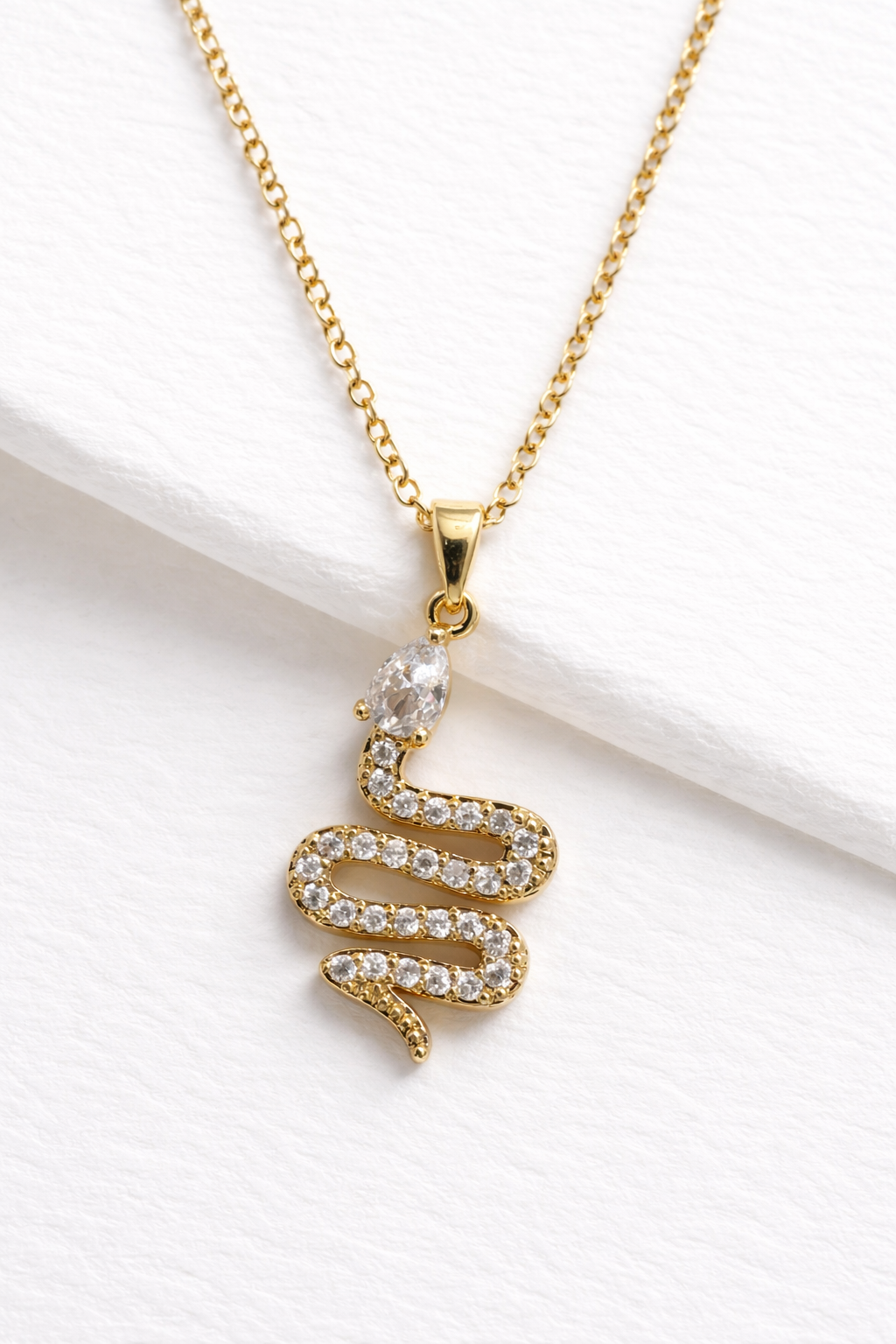 Serpentina Sparkle Pendant Necklace