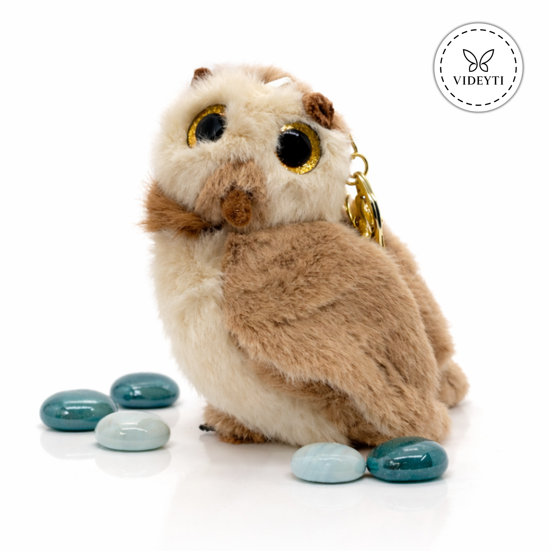 Cute Plush Owl Bag Charm