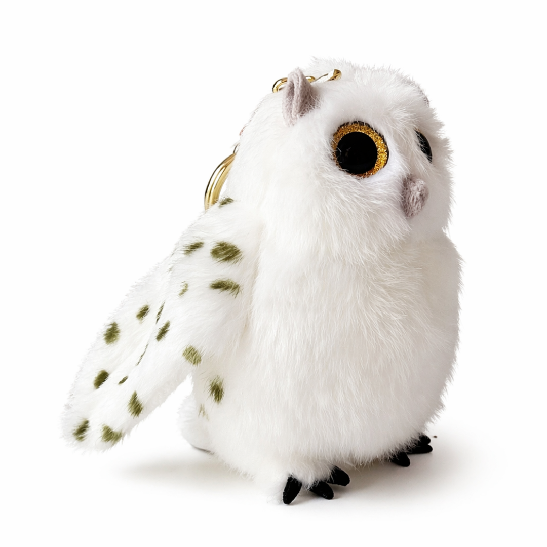 Cute Plush Owl Bag Charm