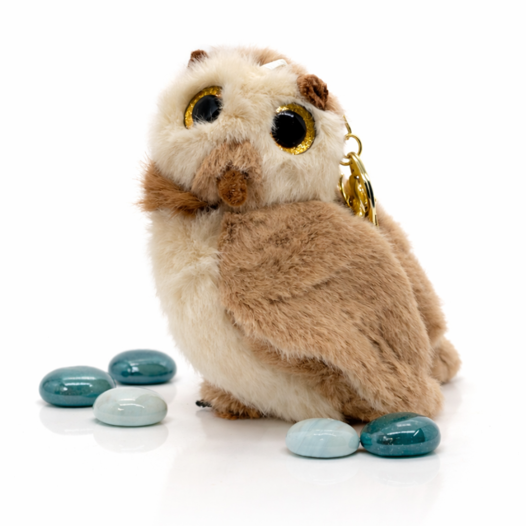 Cute Plush Owl Bag Charm
