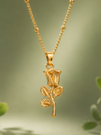 Rose Pendant Necklace | Elegant Minimal Floral Jewelry