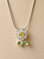 Daisy Bloom Pendant Necklace
