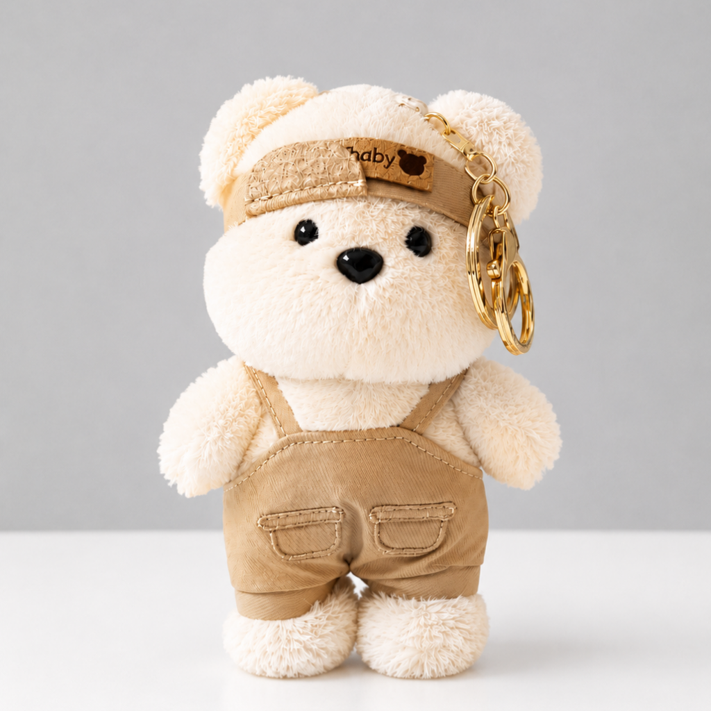 Cute Plush Teddy Bear Bag Charm