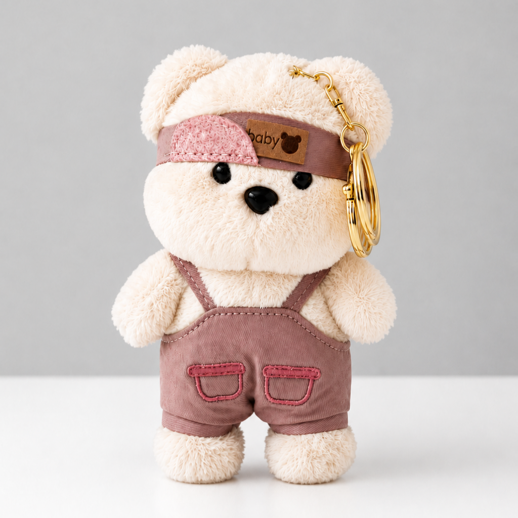 Cute Plush Teddy Bear Bag Charm
