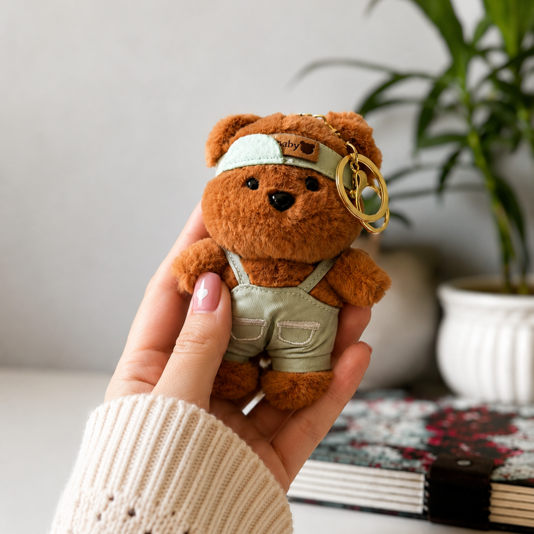 Cute Plush Teddy Bear Bag Charm