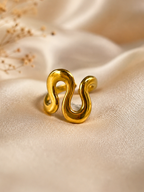 Celeste Charm Crystal Bow Ring