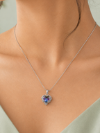 Crystal Heart Pendant Necklace