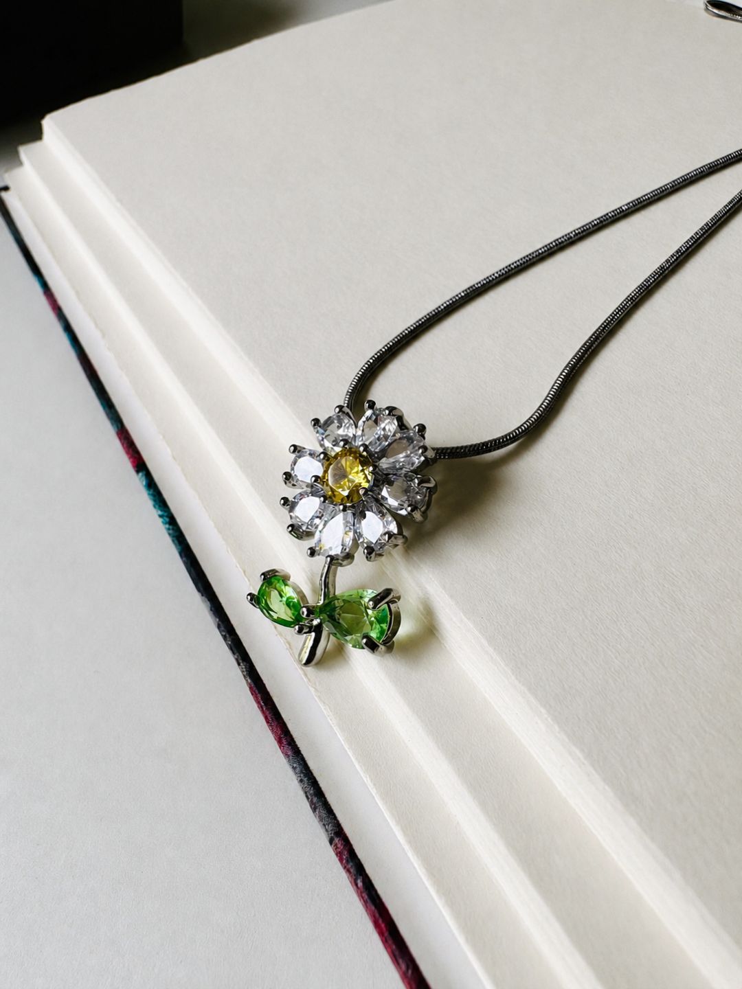 Daisy Bloom Pendant Necklace