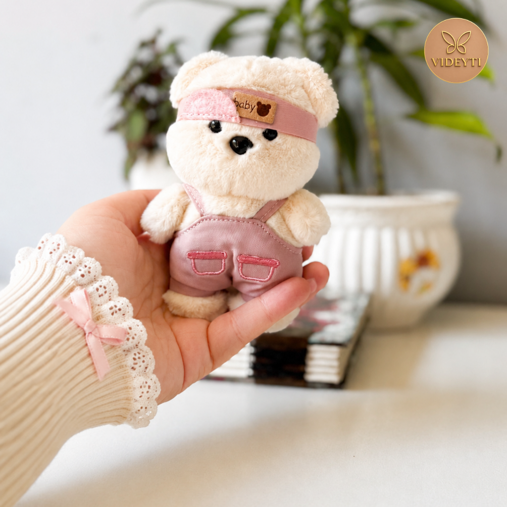 Cute Plush Teddy Bear Bag Charm