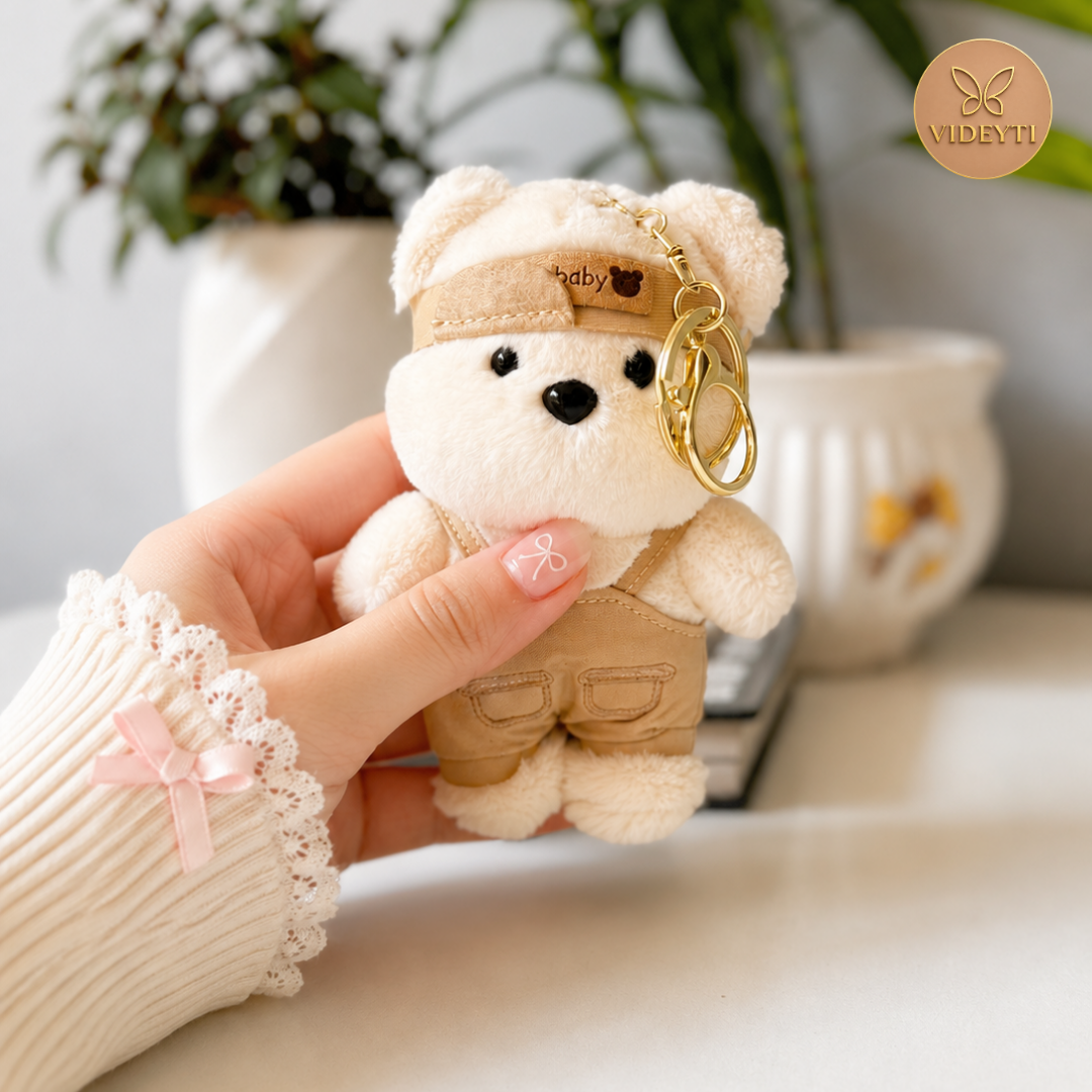 Cute Plush Teddy Bear Bag Charm