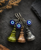 Guardian Bell Evil Eye Keychain