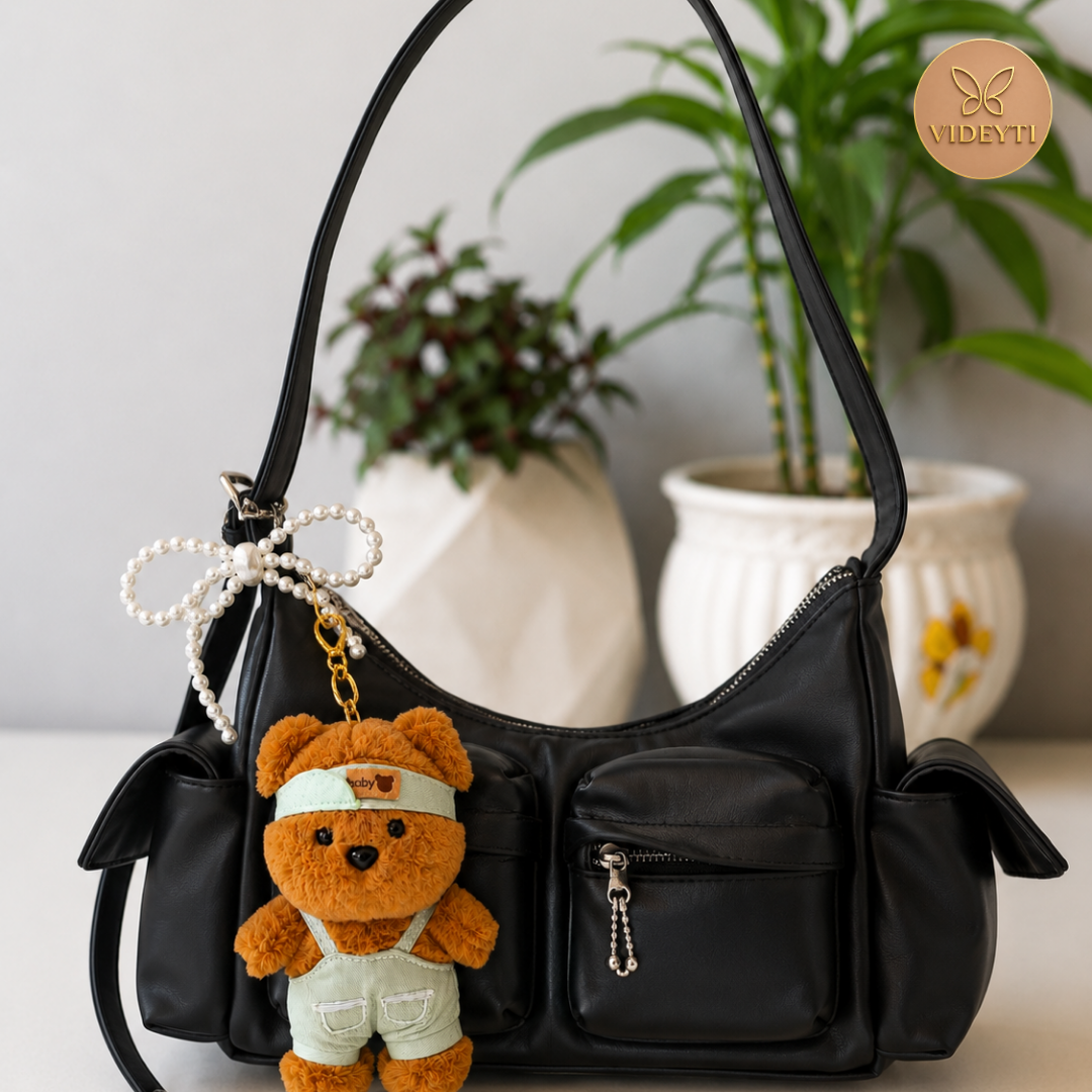 Cute Plush Teddy Bear Bag Charm