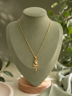 Rose Pendant Necklace | Elegant Minimal Floral Jewelry