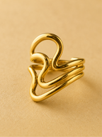 Elysian Curve Sculptural Ring