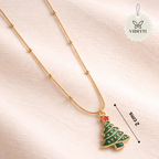 Christmas Tree Pendant Necklace