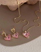 Blush Heart Elegance Jewelry Set