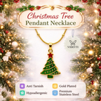 Christmas Tree Pendant Necklace