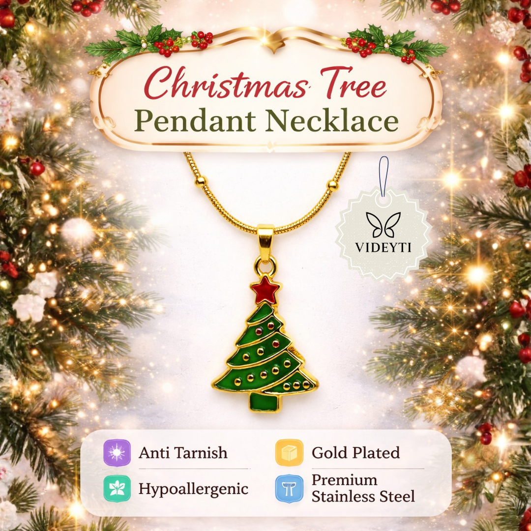 Christmas Tree Pendant Necklace