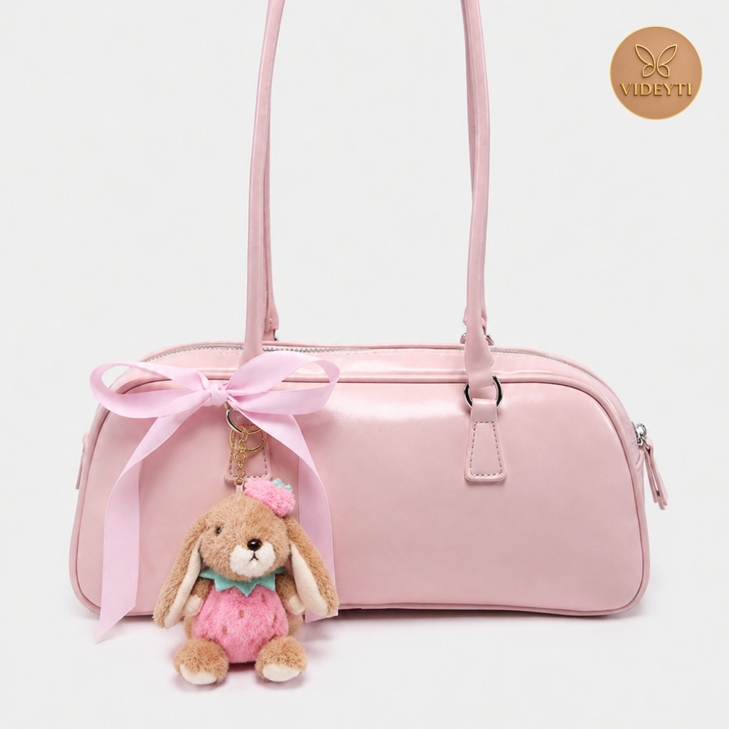 Cute Plush Bunny Bag Charm
