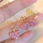 Blush Heart Elegance Jewelry Set