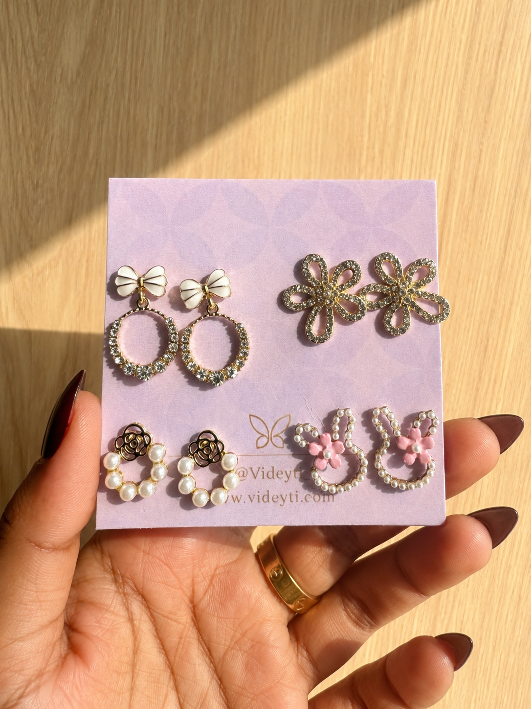 Pastel Bloom Earring Card Set