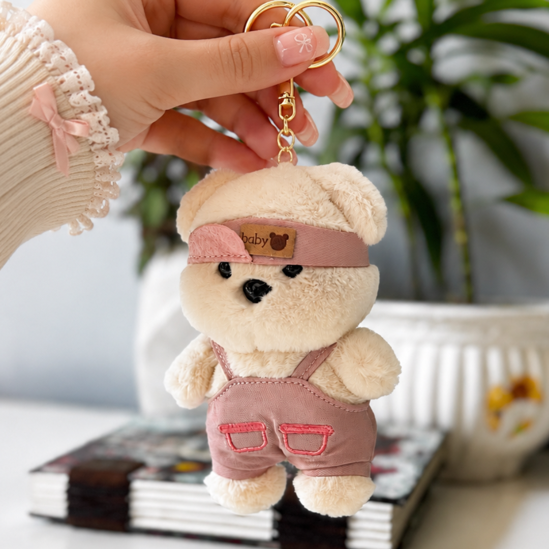 Cute Plush Teddy Bear Bag Charm