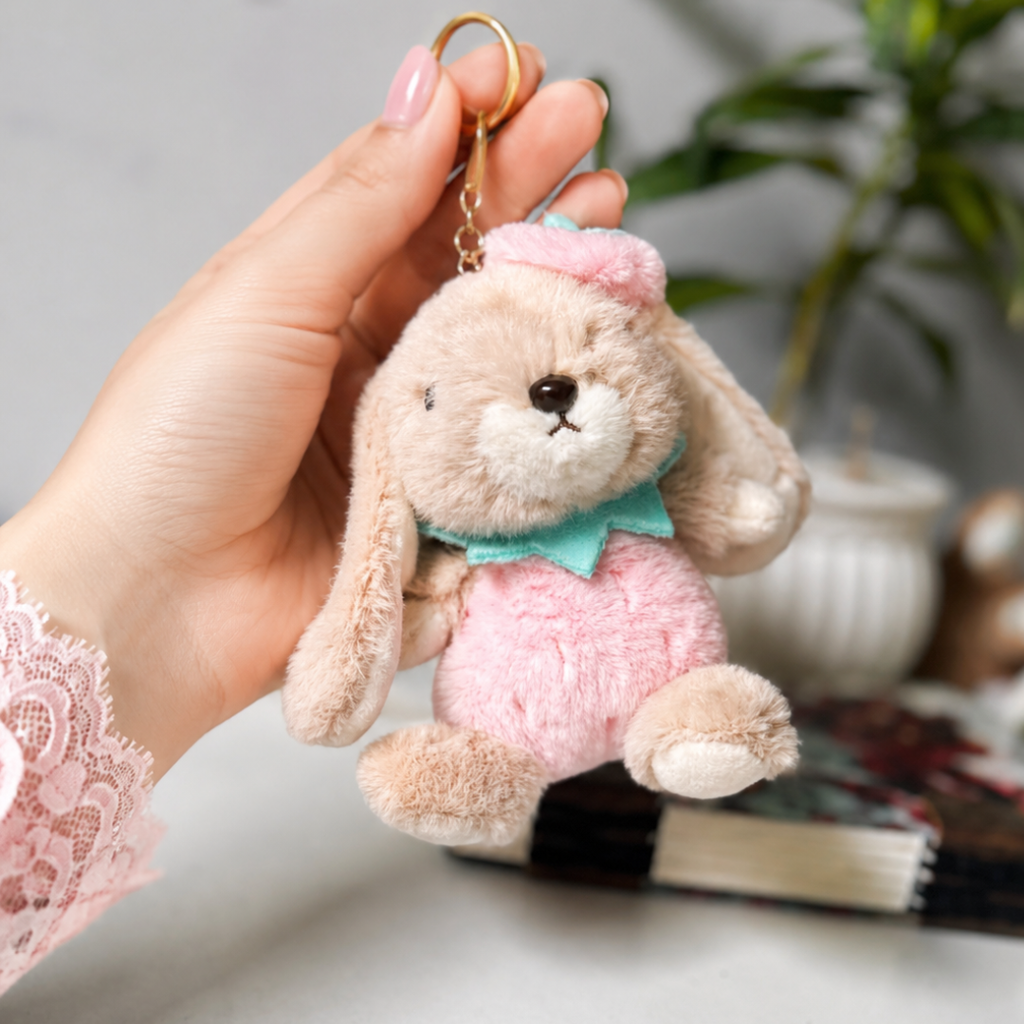 Cute Plush Bunny Bag Charm
