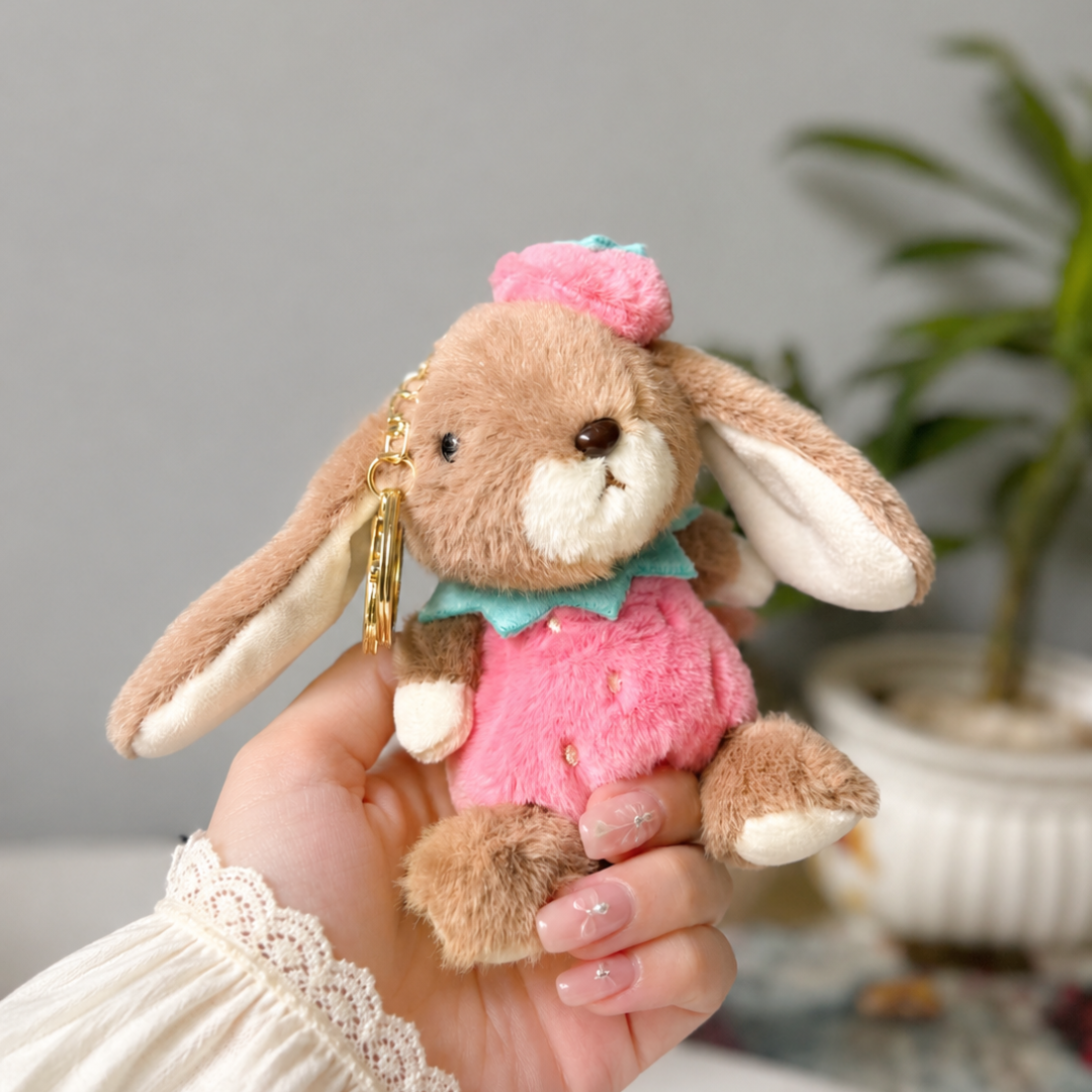 Cute Plush Bunny Bag Charm