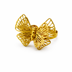 Butterfly-Ring Antitarnish Golden