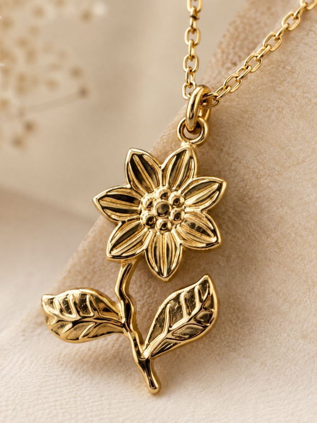 Golden Flora Charm