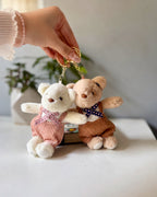 Twin Teddy Charm Duo