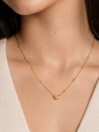 Mini Gold Heart Pendant Necklace