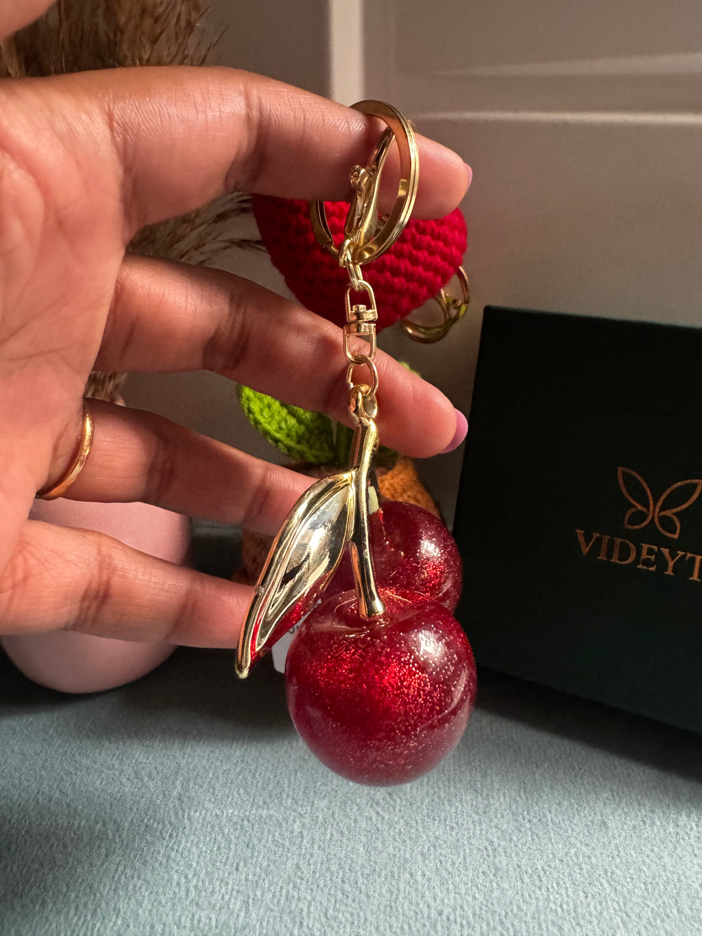 Cherry Bliss Bag Charm