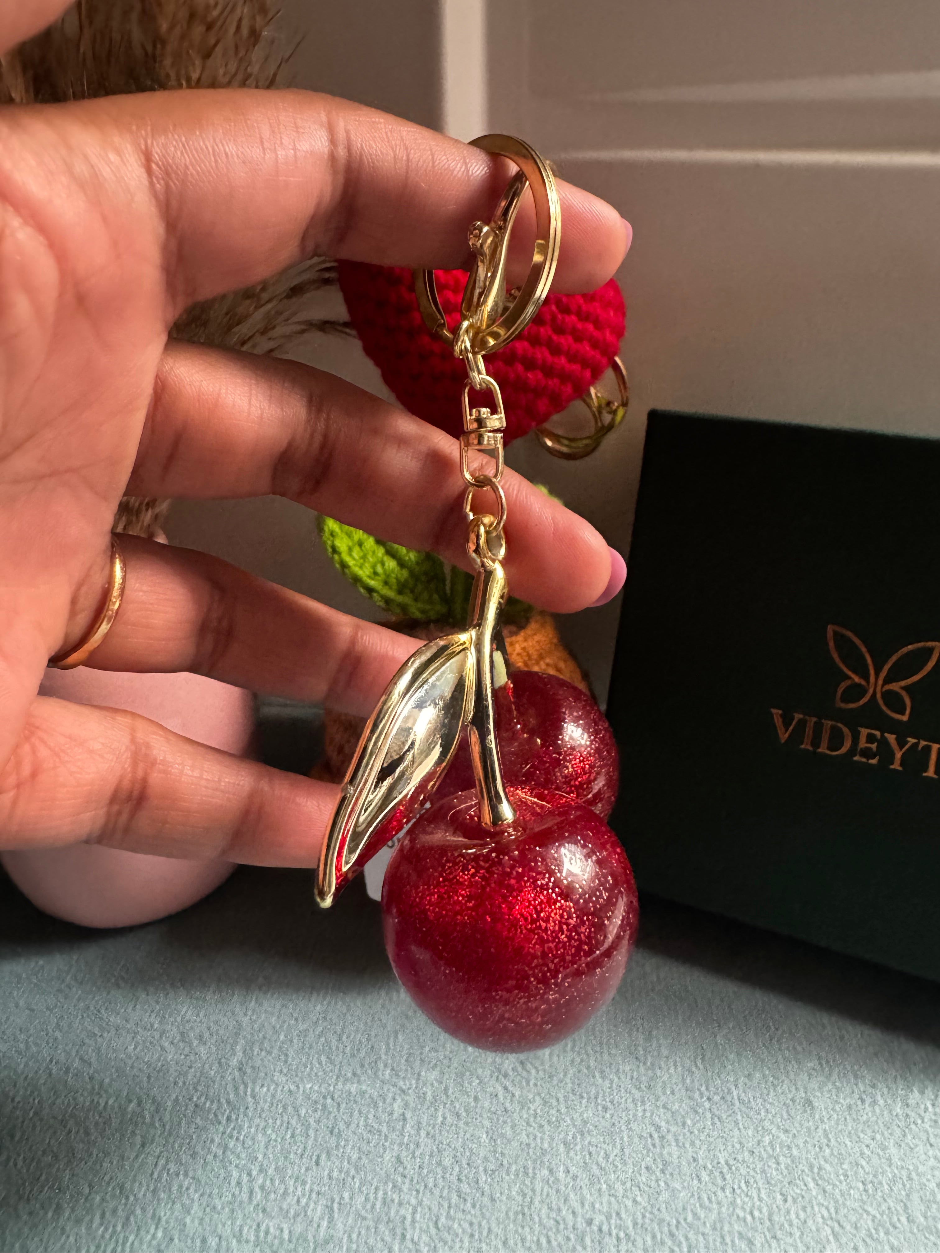 Cherry Bliss Bag Charm