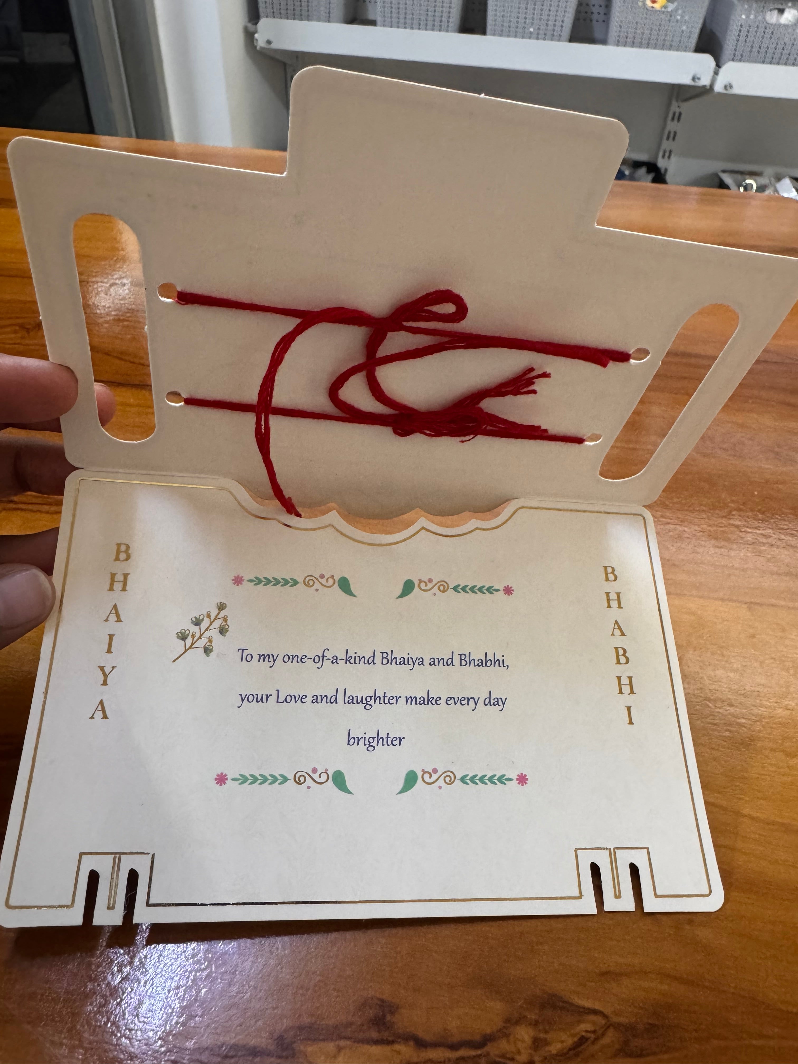 Krishna-Themed Bhaiya Bhabhi Rakhi Combo