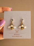 Queen Bee Drop Earrings