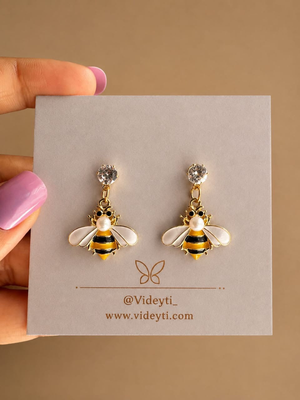 Queen Bee Drop Earrings